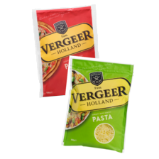 Vergeer geraspte kaas